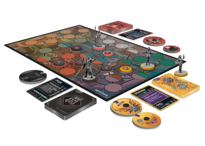 Компоненты настольной игры Unmatched: The Witcher. Упадок миров (укр.)