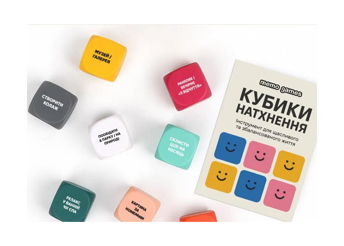 Настольная игра Кубики Вдохновения (укр.)
