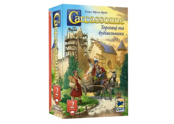 Коробка дополнения Каркасон: Торговцы и строители (укр.)