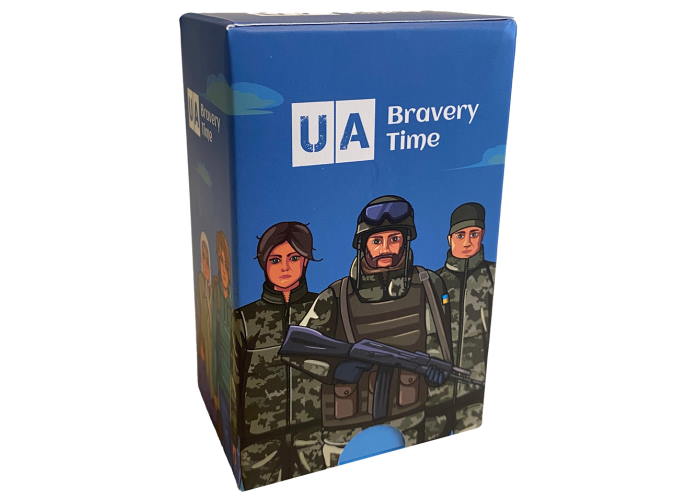 Коробка настільної гри UA Bravery Time (укр.)