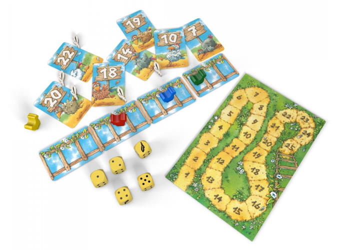 Компоненты настольной игры Вверх и вниз (англ.)