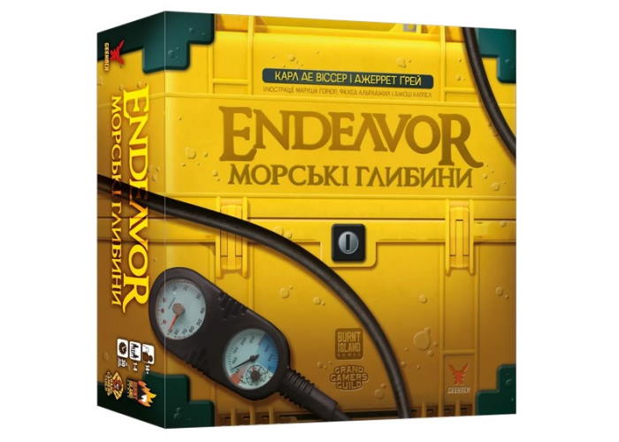 Коробка настольной игры Endeavor. Морские глубины (укр.)