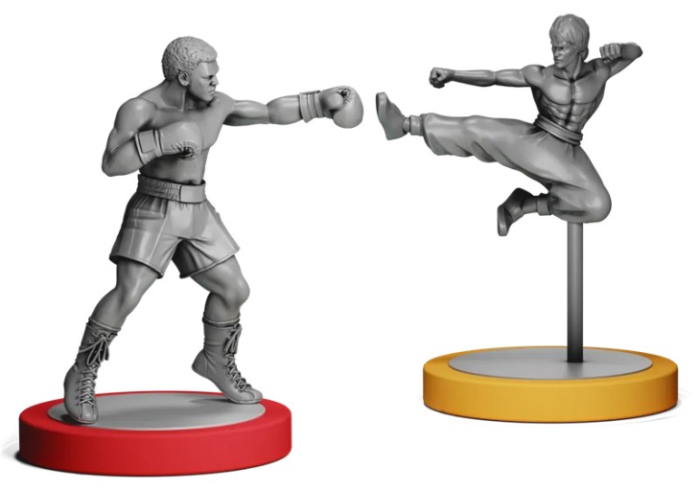Фигурки настольной игры Unmatched: Ли против Али (укр.)