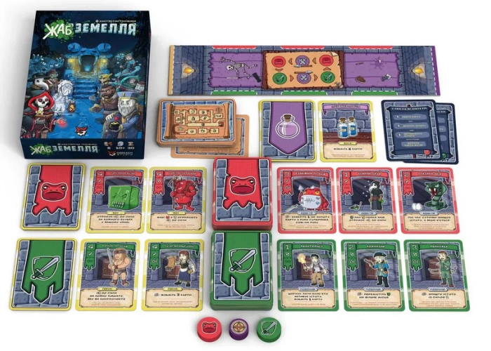 Настольная игра Жабземелье (TOADgeon) (укр.)