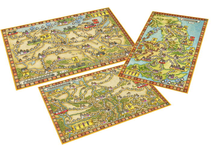  Игровые поля настольной игры Ганзейский союз. Полное издание (укр.)