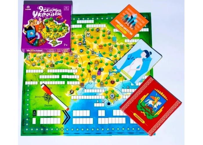 Настольная игра Квест в коробке: 9 сокровищ Украины (укр.)