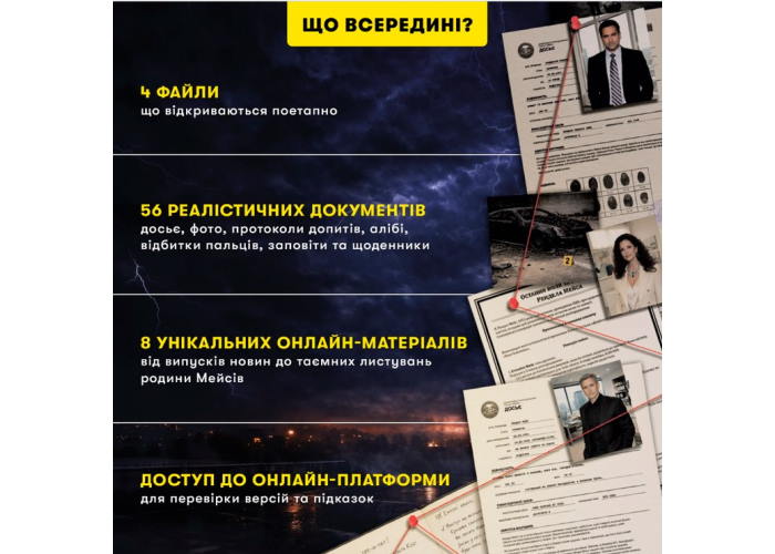 Компоненти настільної гри Ціна заповіту (укр.)
