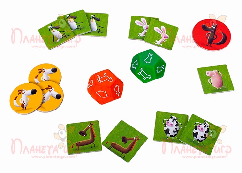 Компоненты игры Суперфермер